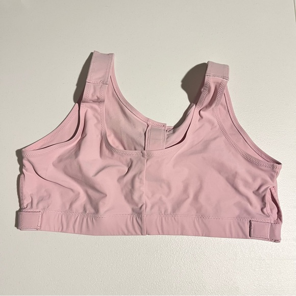 Masthead Elizabeth Pink Surgical Bra Breast Cardiac Surgery Recovery Velcro Bra - Picture 2 of 8